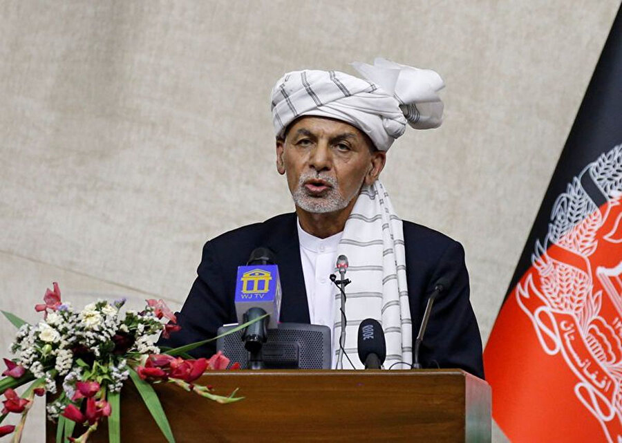 Afganistan'ın devrik cumhurbaşkanı Eşref Gani. 