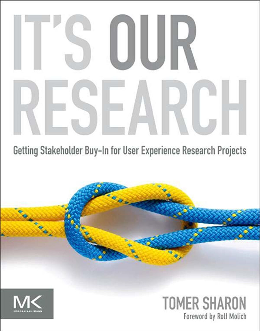 Tomer Sharon’un It’s Our Research kitabı.