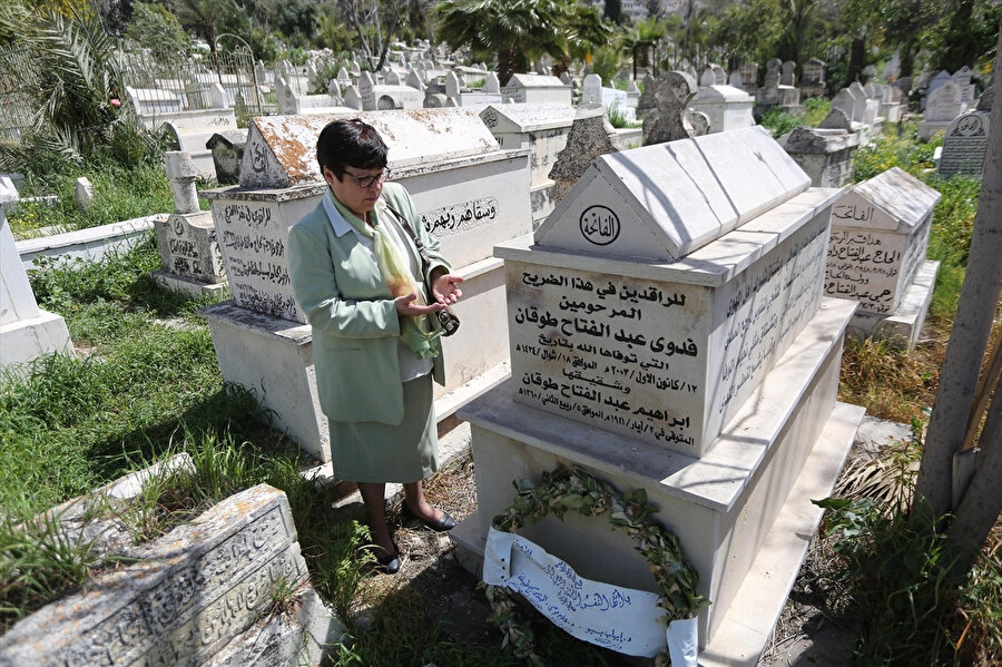 Fatva ve abisi İbrahim Tukan'ın mezarı.