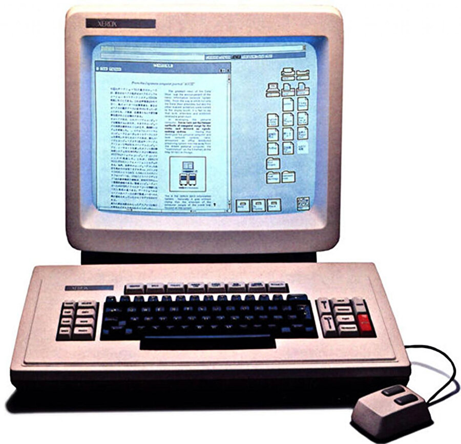 GUI, Xerox PARC ilk grafik arayüzlü bilgisayar.