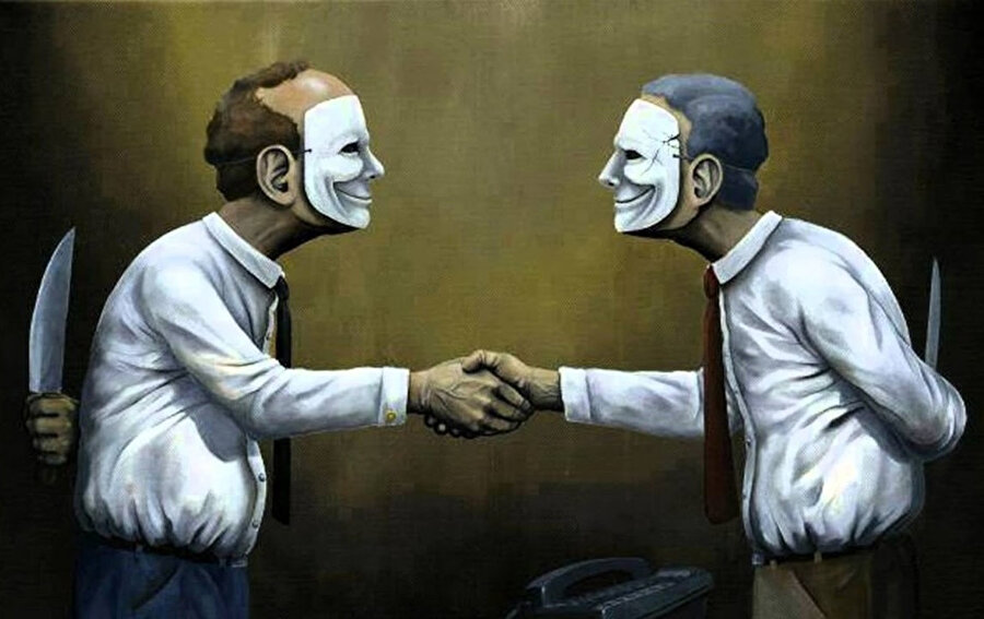 Onların dilleri itikatta barışçıl, elleri amelde katil. Onlar, Amerikalı.