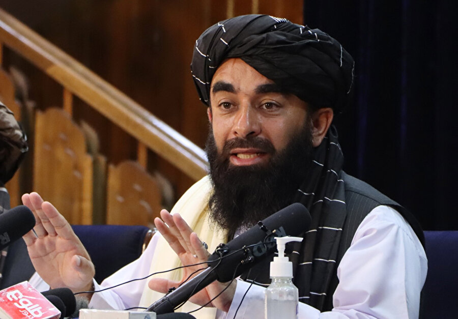 Taliban sözcüsü Zabihullah Mücahid.
