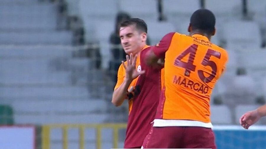 Marcao, GZT Giresunspor maçında Kerem Aktürkoğlu'na saldırmıştı.