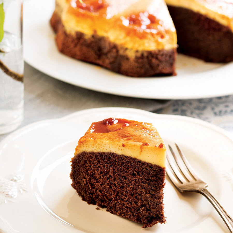 Krem Karamelli Kek tarifi