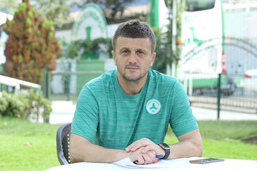 GZT Giresunspor teknik direktörü Hakan Keleş