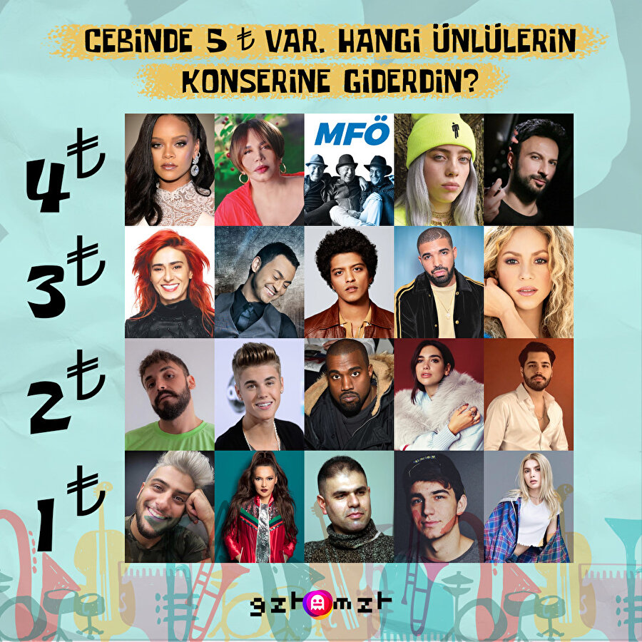 5 liranı kimler için harcarsın?