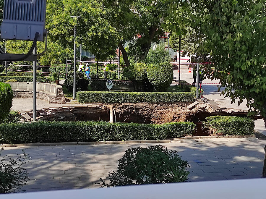 Ankara'da metro inşaatında göçük