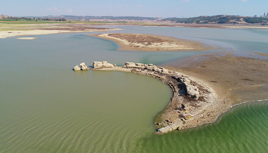 Sular çekildi: Antik Kent gün yüzüne çıktı