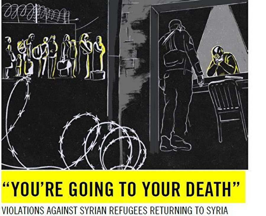 Uluslararası Af Örgütü'nün Suriye'ye geri dönenlerle ilgili yayımladığı yeni raporunun adı: Eceline Gidiyorsun. 