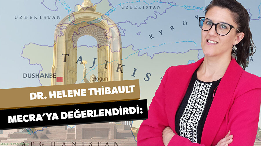 Kazakistan'da Nazarbayev Üniversitesi Siyaset Bilimi ve Uluslararası İlişkiler Bölümü öğretim görevlisi Helene Thibault.