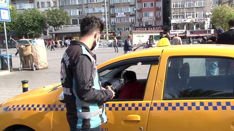 İstanbul'da taksi denetimi