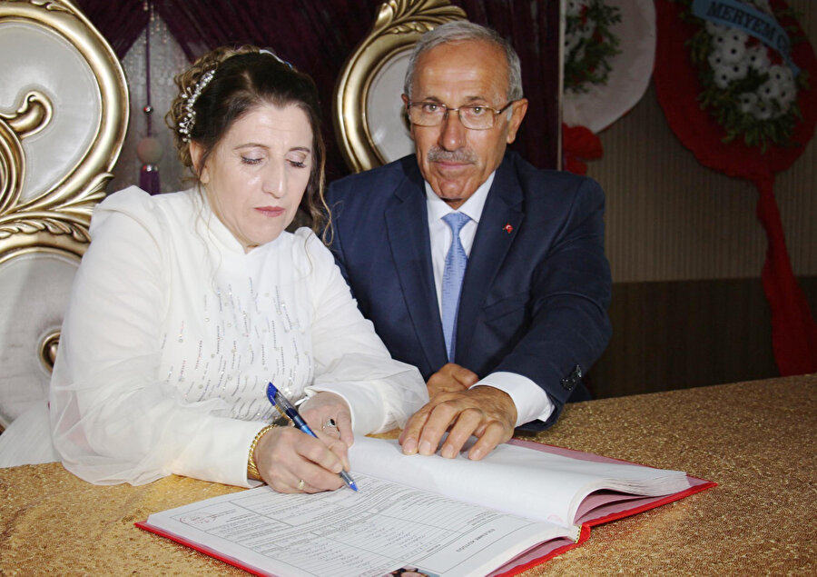 Gelinlik 60'ında nasip oldu