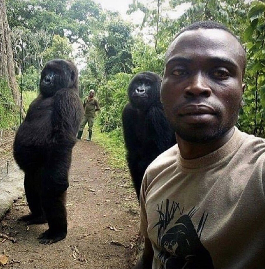 Ndakasi'nin meşhur olan selfiesi