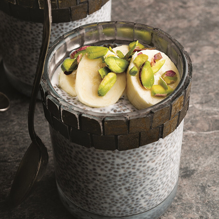 Muzlu Chia Puding tarifi