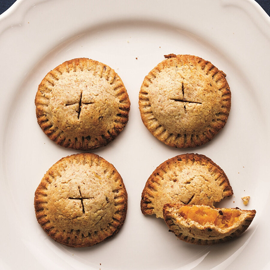 Kayısılı Zencefilli Şekersiz Kurabiye tarifi