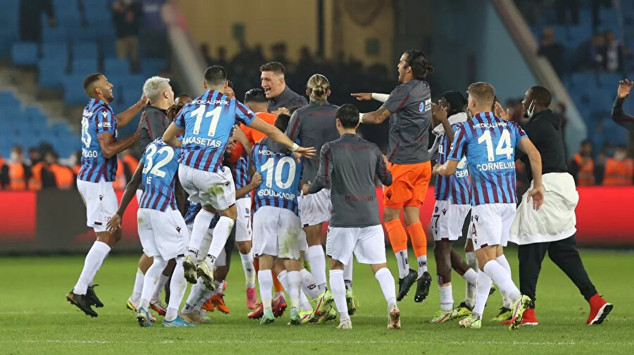 Trabzonspor Fenerbahçe maçı galibiyet sevinci