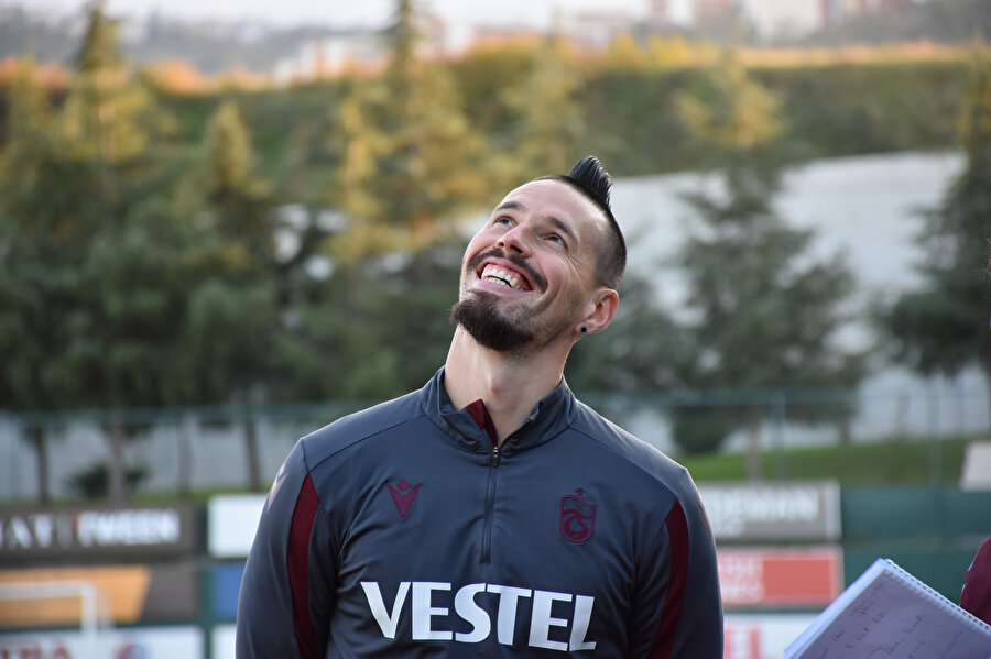 Trabzonspor'un tecrübeli oyuncusu Marek Hamsik, basın mensuplarına konuştu