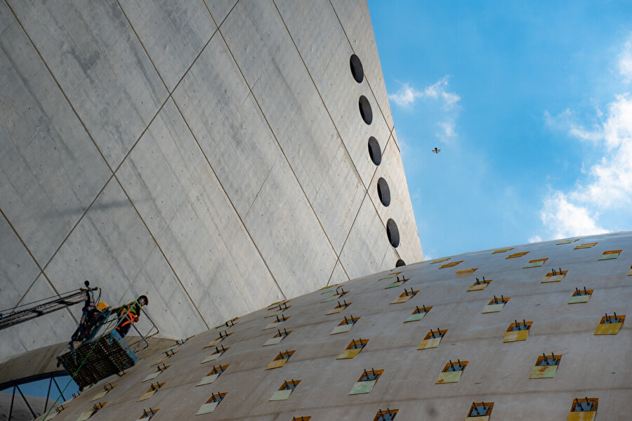 Şişme kalıp tekniği uygulama kontrol aşaması.
