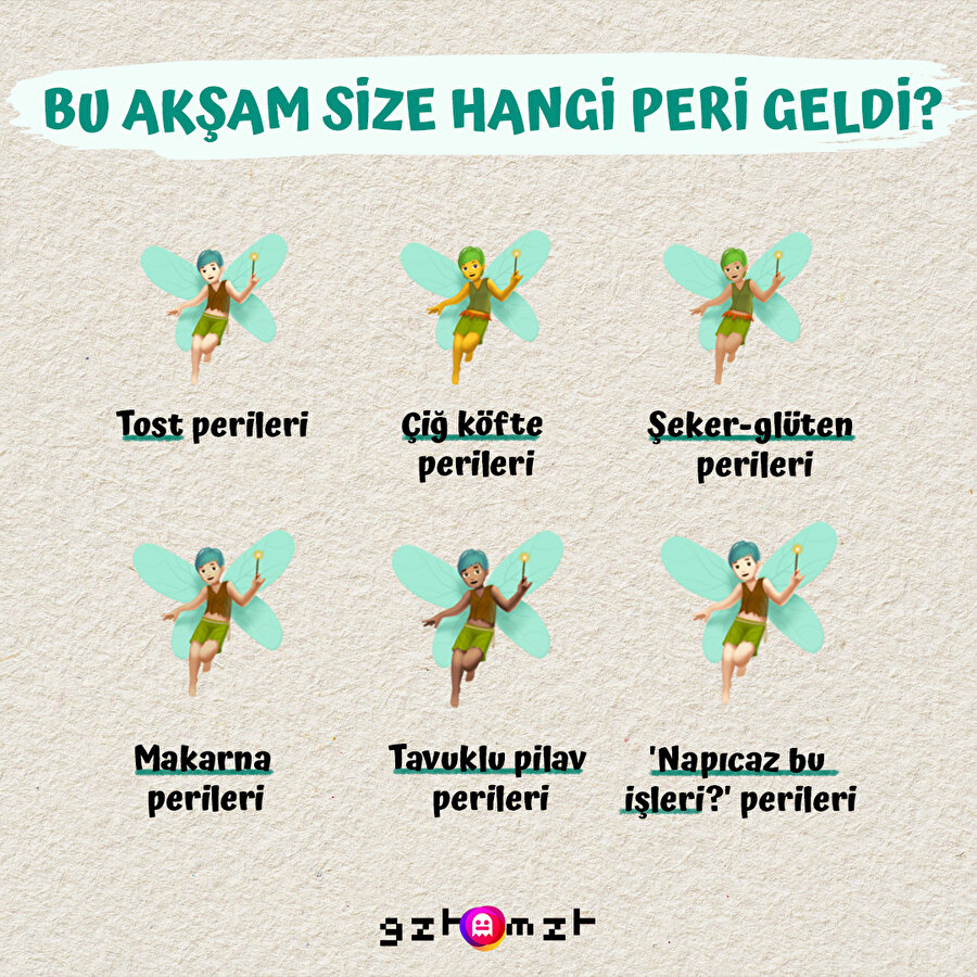 Size en sık ne perileri geliyor? 🧚‍♂️