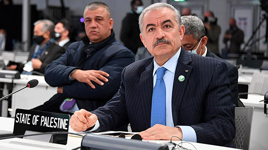 COP26'ya katılan Filistin Başbakanı İştiyye.
