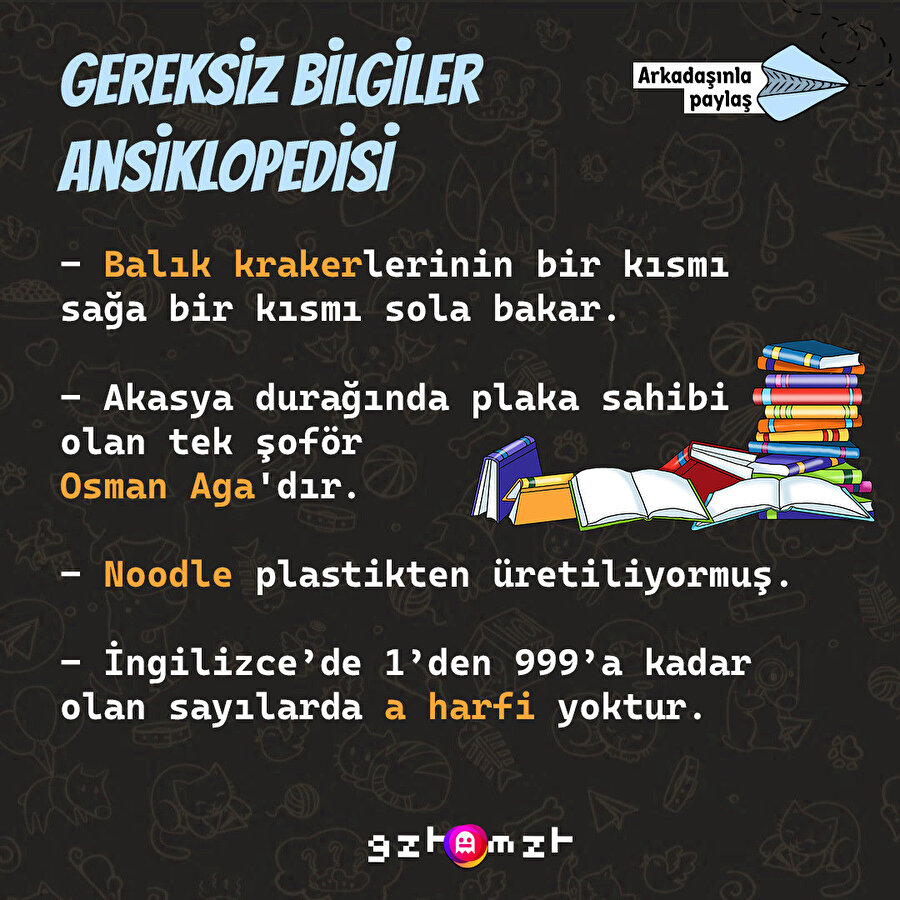 Gereksiz Bilgiler Ansiklopedisi'ne hoş geldiniz