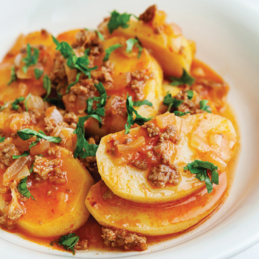 Kıymalı Patates Yemeği tarifi