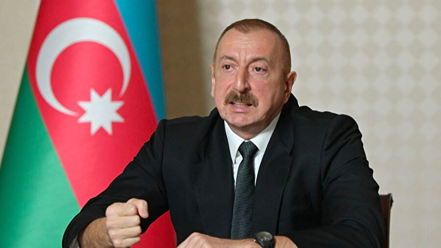 Azerbaycan Cumhurbaşkanı Aliyev.