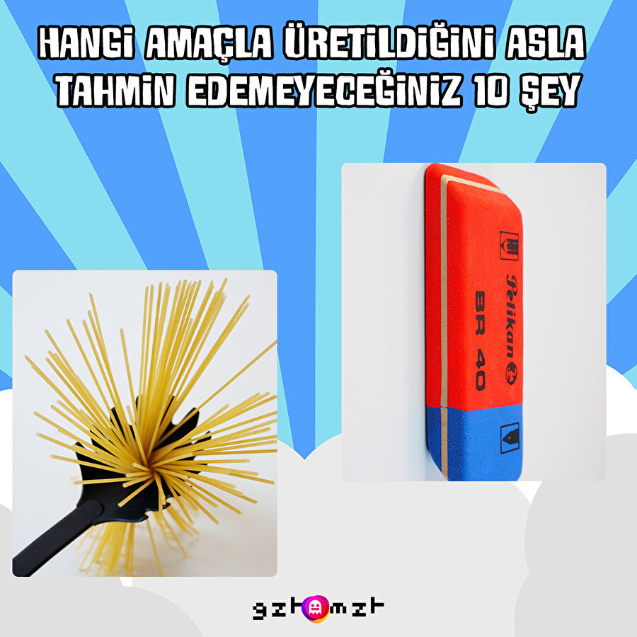 Hangi amaçla üretildiğini asla tahmin edemeyeceğiniz 10 şey