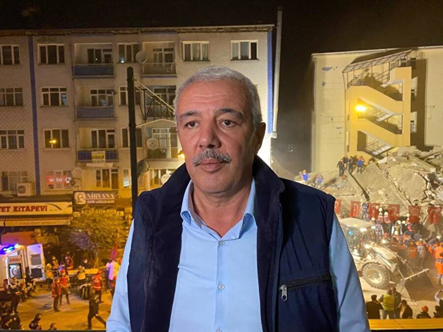 Göçük altından çıkan kazazede Şemseddin Bozdemir
