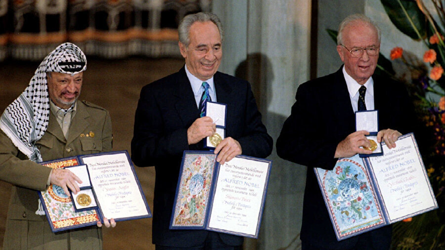 Oslo Süreci, anlaşmanın taraflarına Nobel Barış Ödülü kazandırdı.