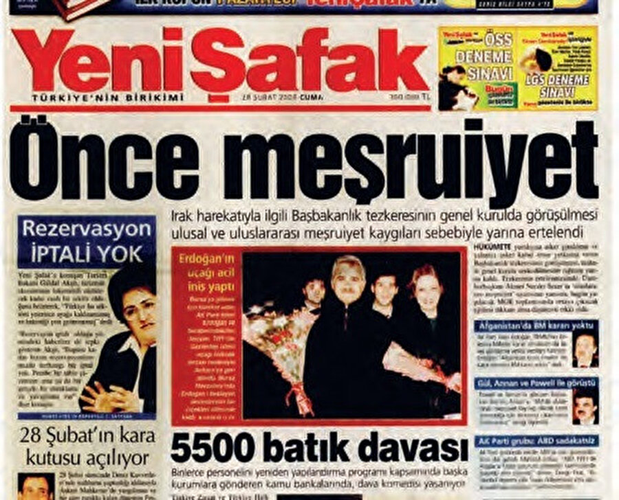 Önce meşruiyet.