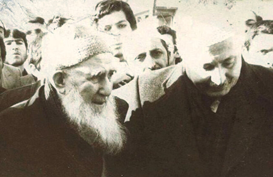 Mehmet Zahid Kotku ve Erbakan merhumlar.