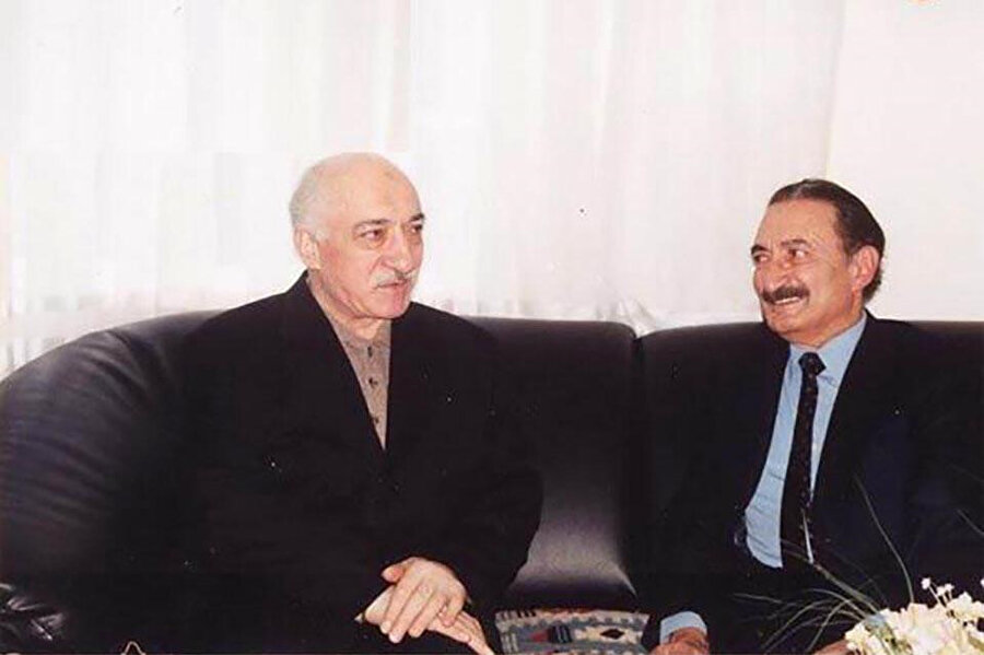 Terörist başı Gülen ve Bülent Ecevit. 