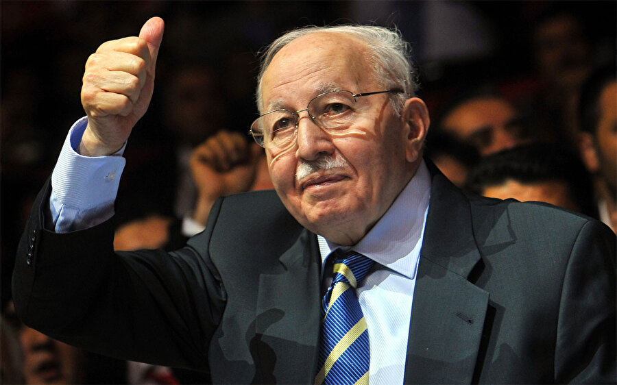 Milli Görüş lideri Necmettin Erbakan.