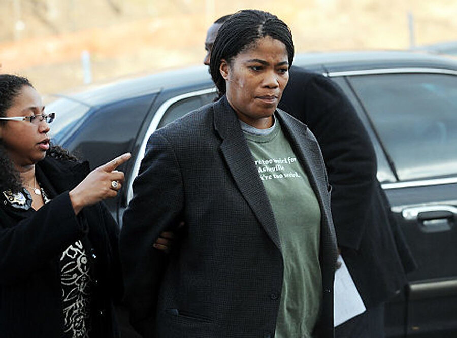 Malcolm X'in kızı Malikah Shabazz.