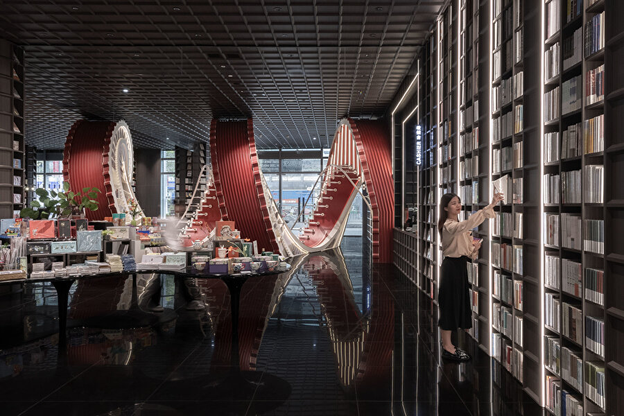 Shenzhen Zhongshuge Kitabevi, Shenzhen, Çin.