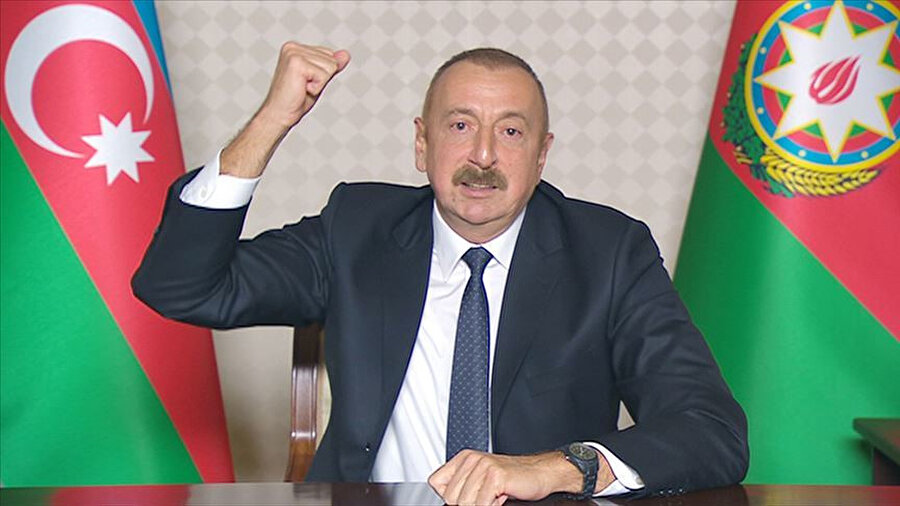 Azerbaycan Çumhurbaşkanı İlham Aliyev.