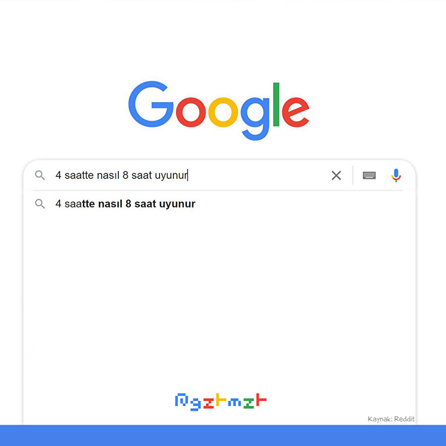 Her sabah Google'a aynı soruyu soruyorum