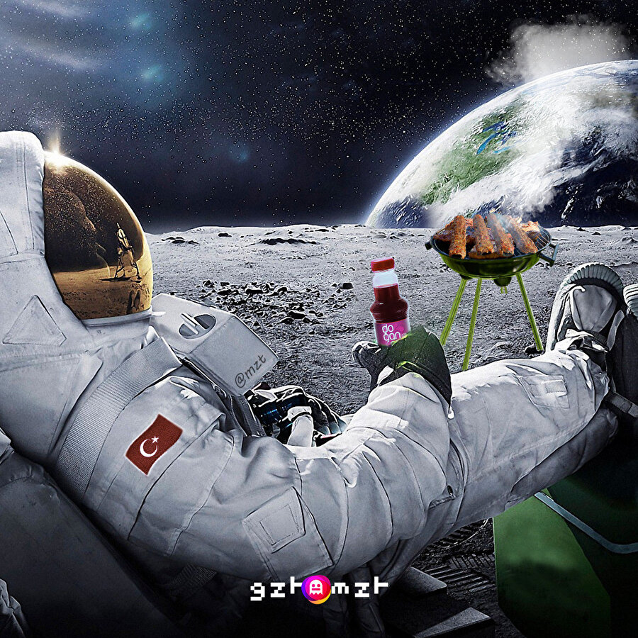 ​Adanalı astronot Deniz Burnham'ın uzay günlerinden bir hatıra