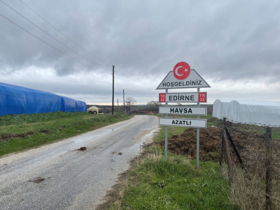Edirne'nin Havsa ilçesine bağlı Azatlı köyü