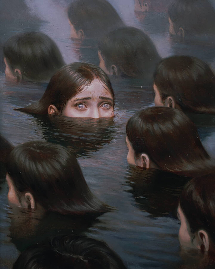 Sabah toplu taşıma kullanırken bu haldeyiz