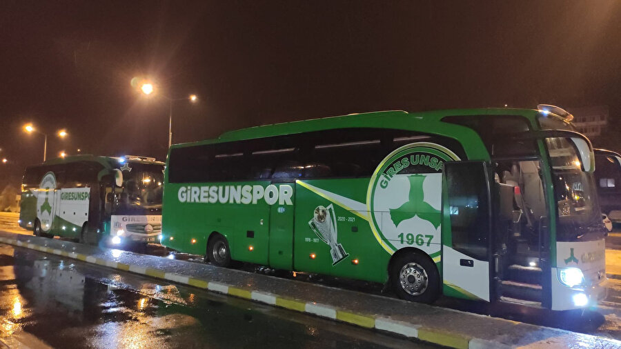 GZT Giresunspor'un takım otobüsleri