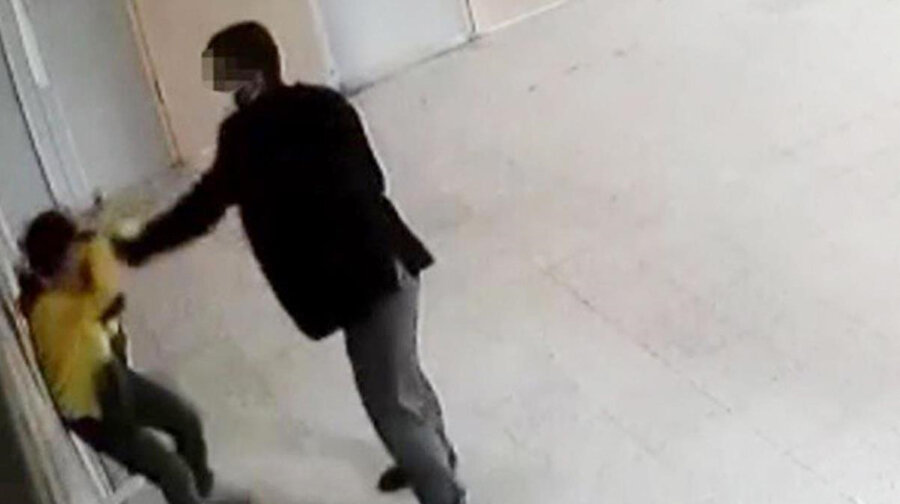 Görüntüler güvenlik kamerasına yansımıştı
