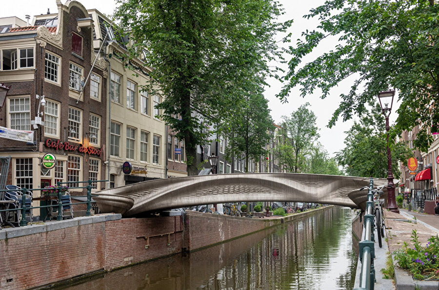 MX3D Smart Bridge, Amsterdam, Hollanda.