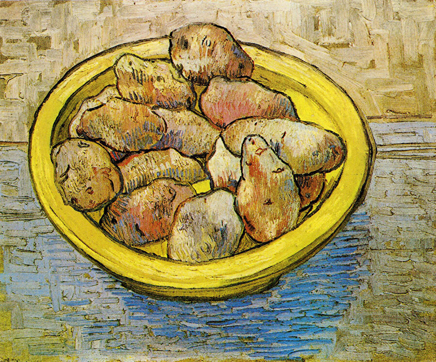 Van Gogh / Still Life Potatoes in a Yellow Dish