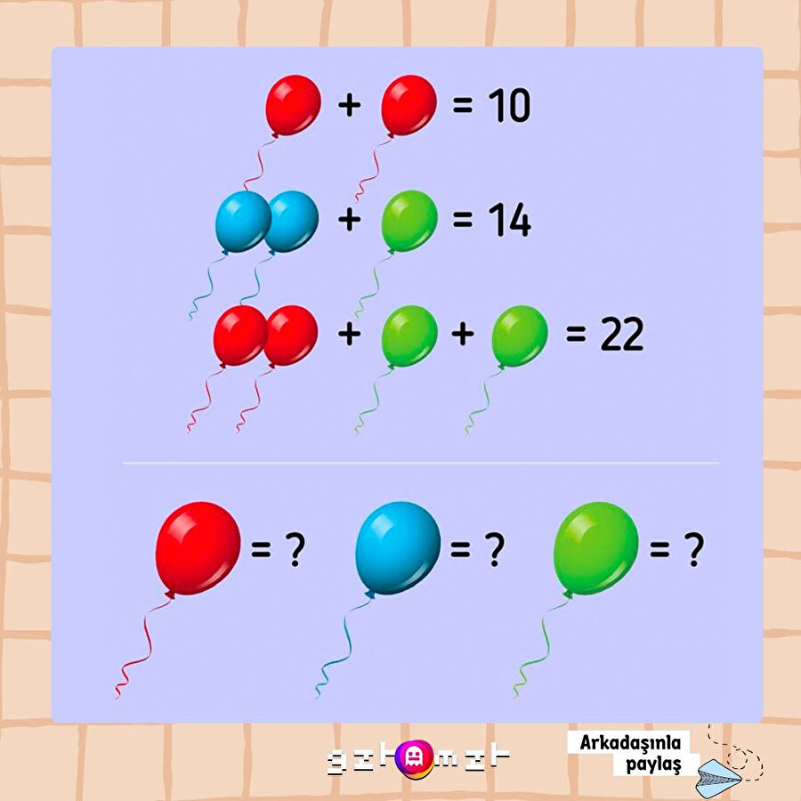 Herkes balonuna sahip çıksın 