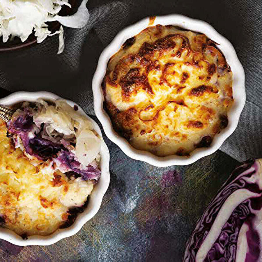 Mor Lahanalı Graten tarifi