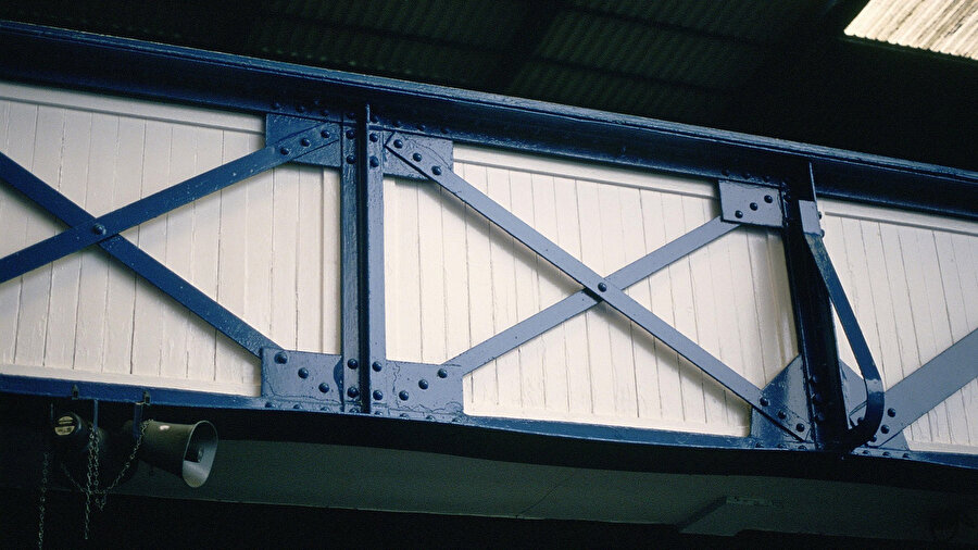 Leitch’in Everton stadyumu Goodison Park’taki çapraz çelik strüktürü.