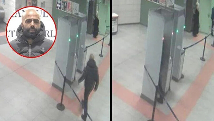 Zanlının metroya giriş anı