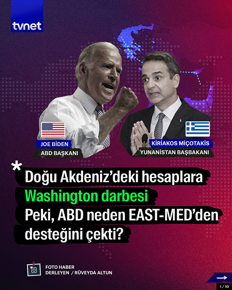 Doğu Akdeniz’deki hesaplara Washington darbesi. Peki, ABD neden EAST-MED’den desteğini çekti?